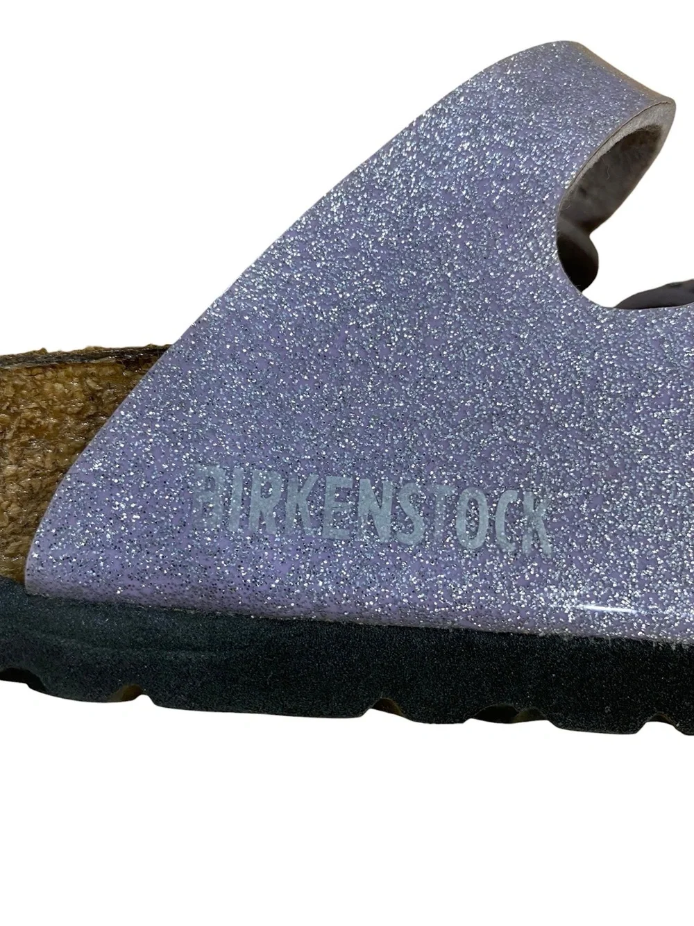 Birkenstock Florida Lavender Glitter 3 Strap Sandals